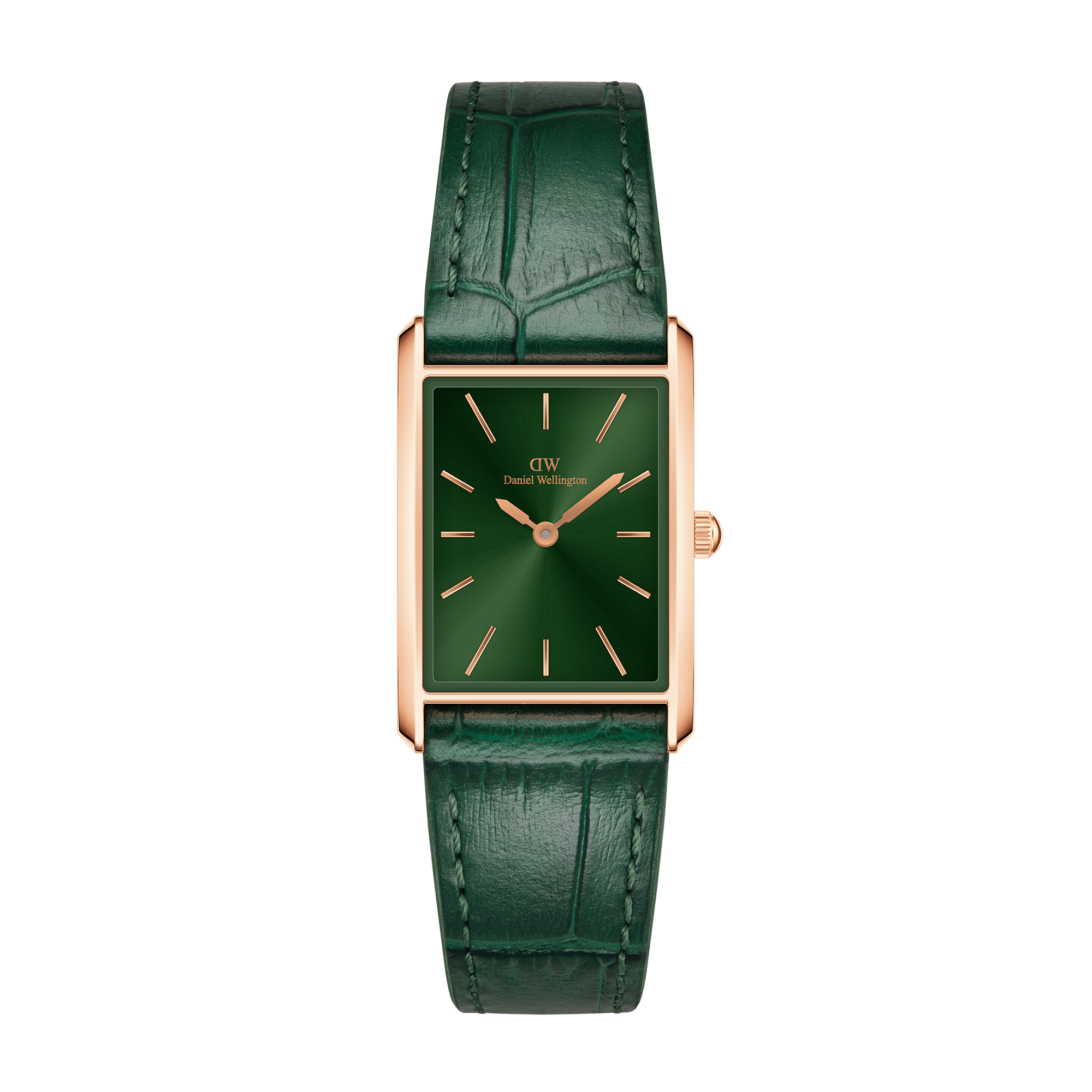Bound Crocodile Emerald Sunray Rose Gold - Main Image
