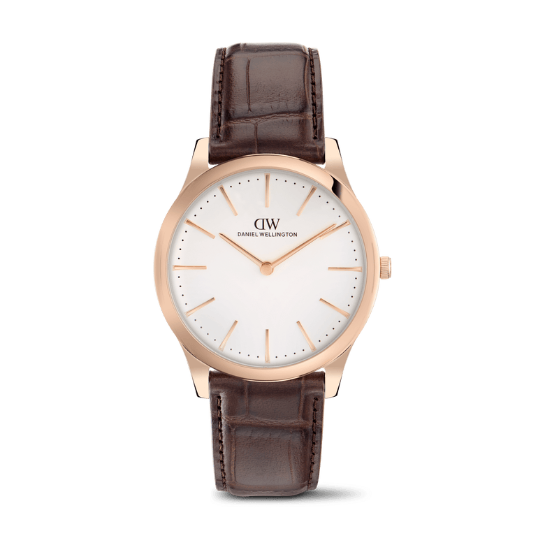Pathfinder Brown-Croc Frost-White Rose Gold