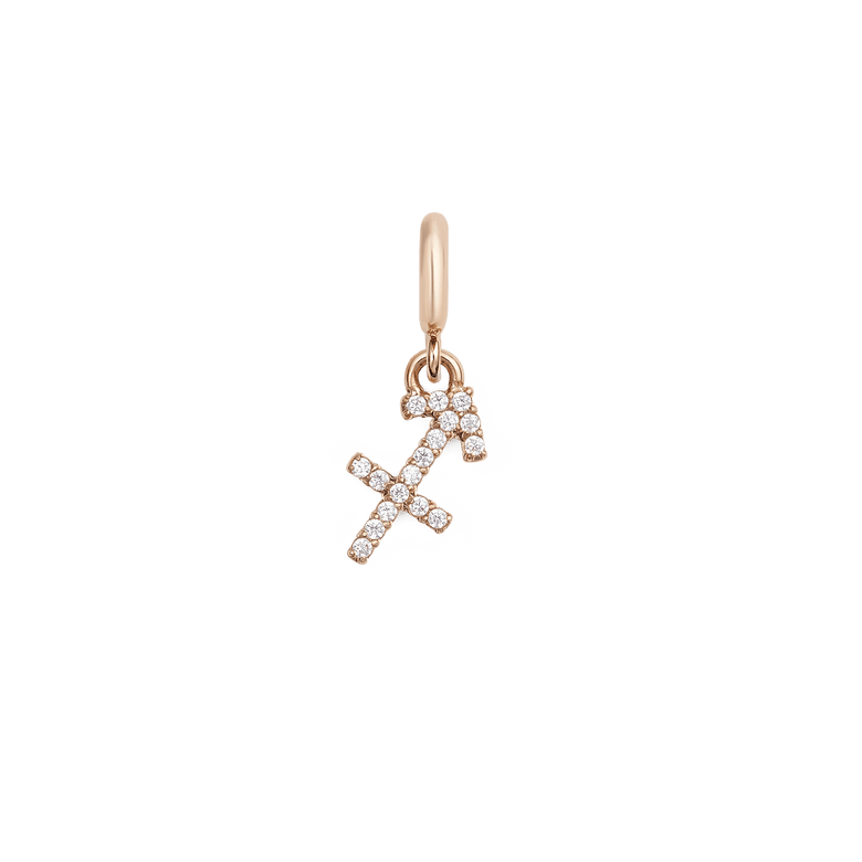 Zodiac Watch Charm Rose Gold