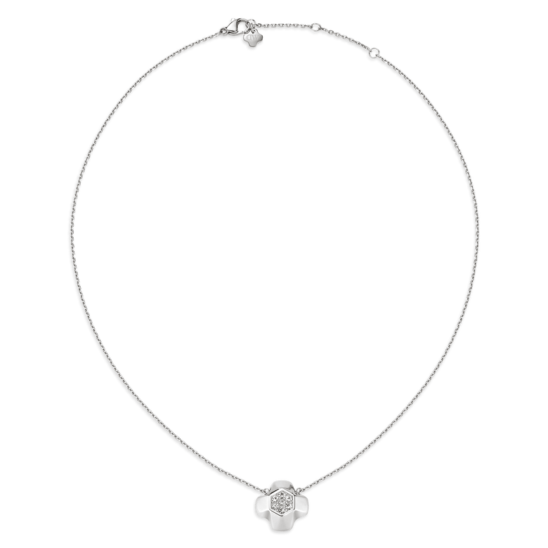 North Star Necklace 1 Medium Lumine Silver