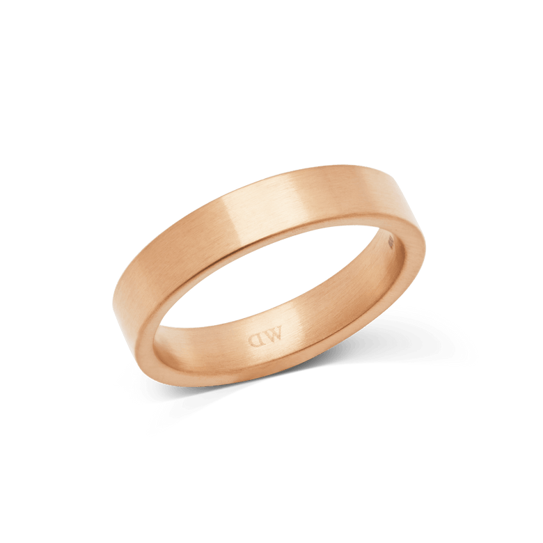 Line Ring Brushed Rose Gold 4.5mm