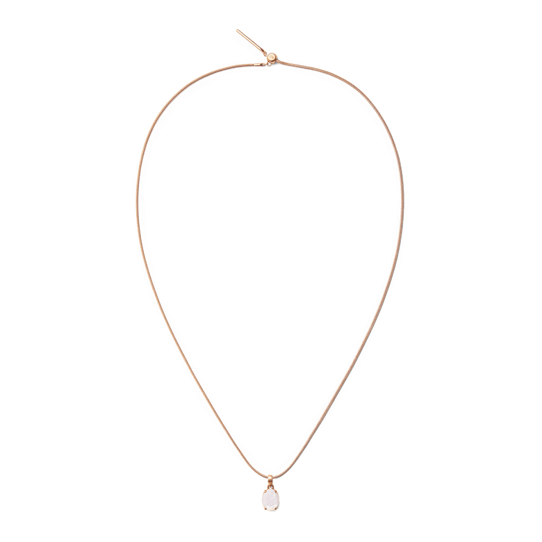 Mother of Pearl Oval Rose Gold Charm