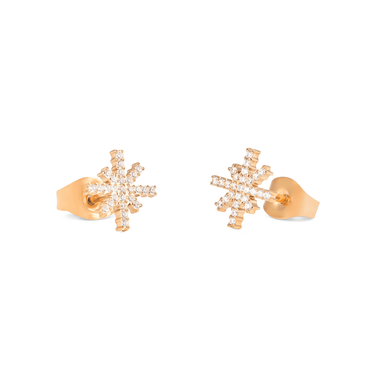 Mirelle Star Earrings Rose Gold