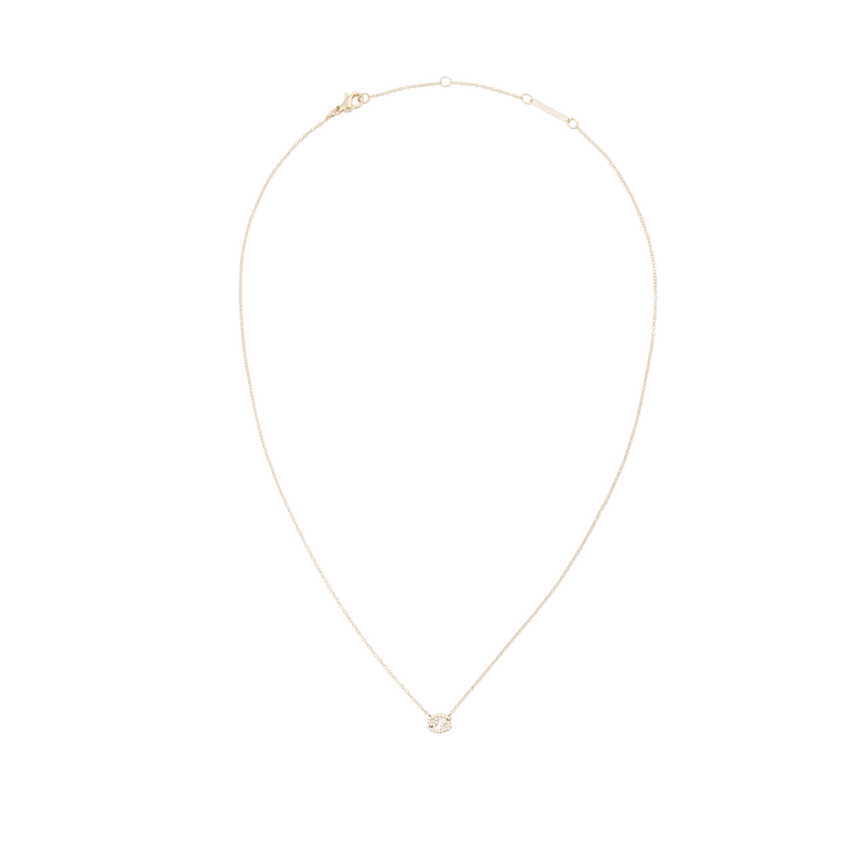 Crystal Zodiac Chain Necklace Gold