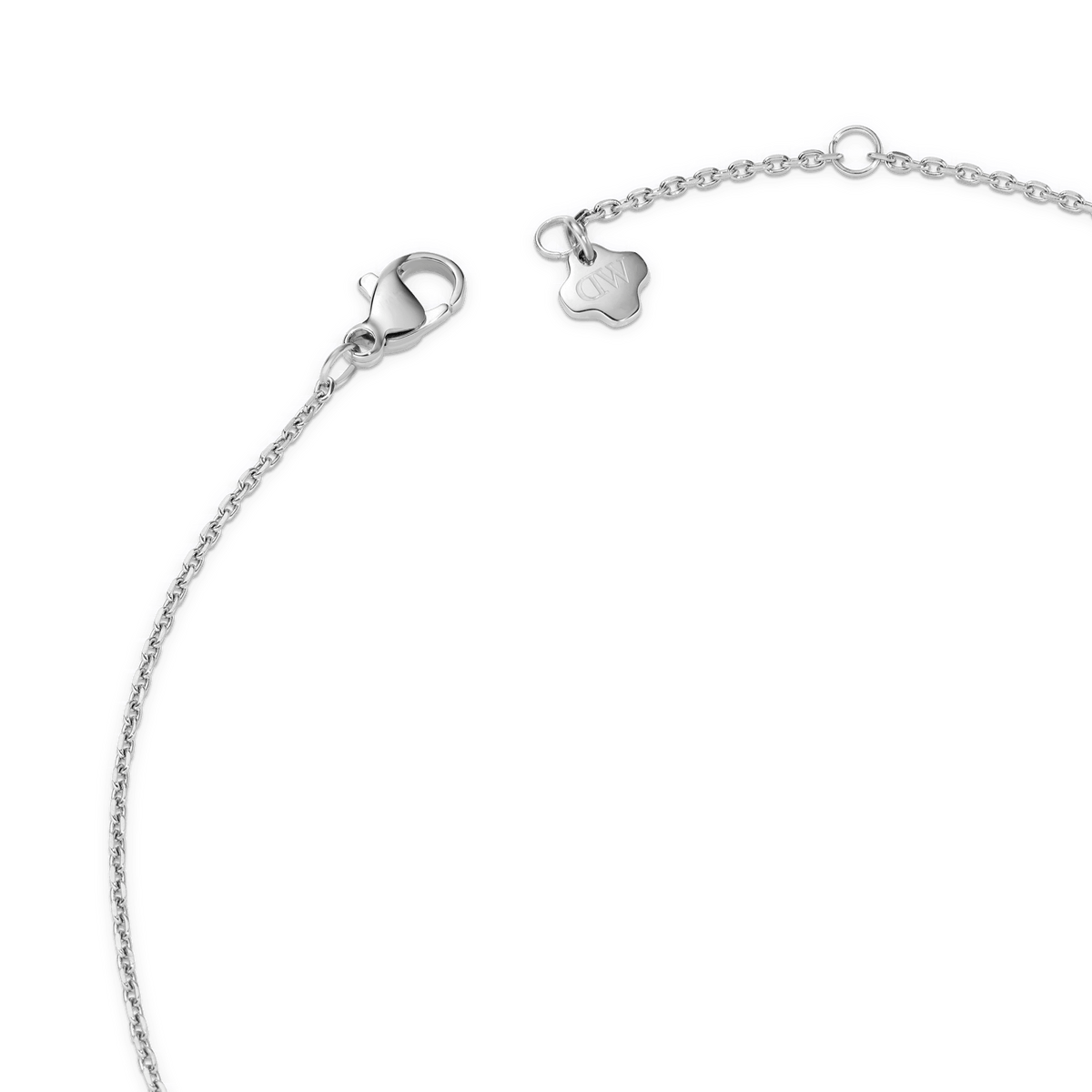 North Star Necklace 7 Small Black Enamel Silver