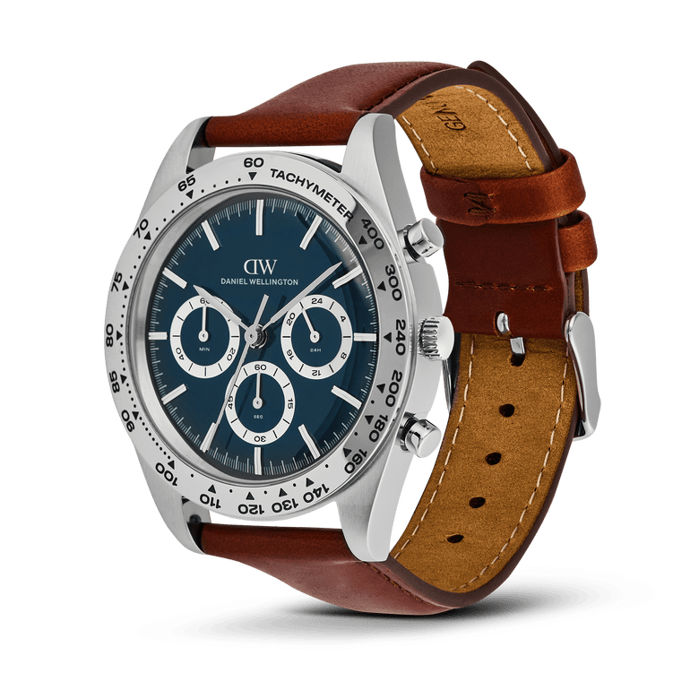 Iconic Tachymeter St-Mawes Arctic Silver