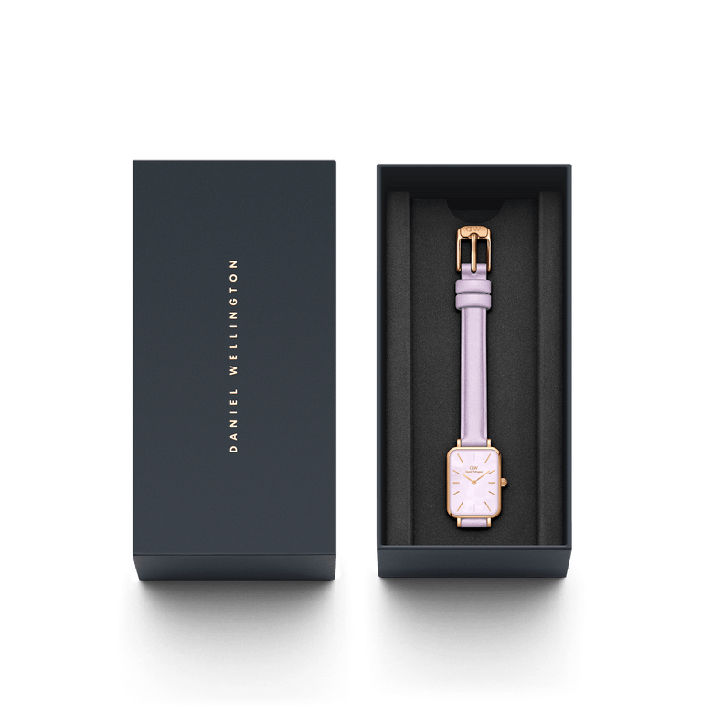 Quadro Lavender MOP Rose Gold