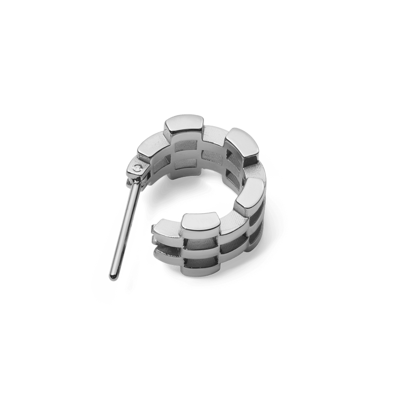 5-Link Earrings Silver
