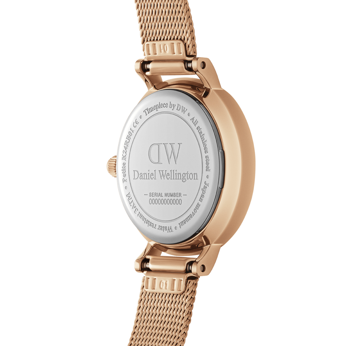 Petite Pressed Melrose Black Rose Gold