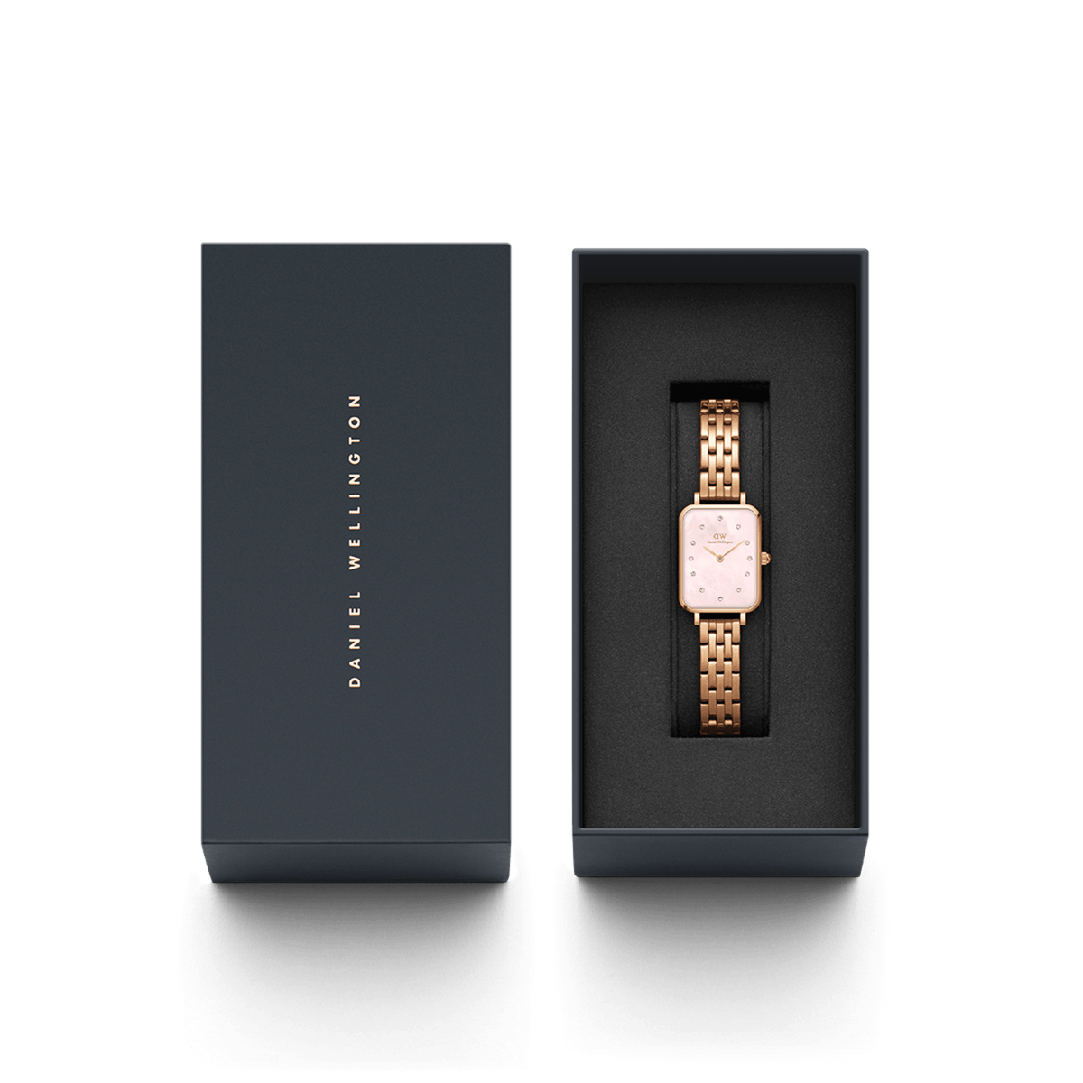 Quadro Lumine 5 Link Melrose Pink MoP Rose Gold