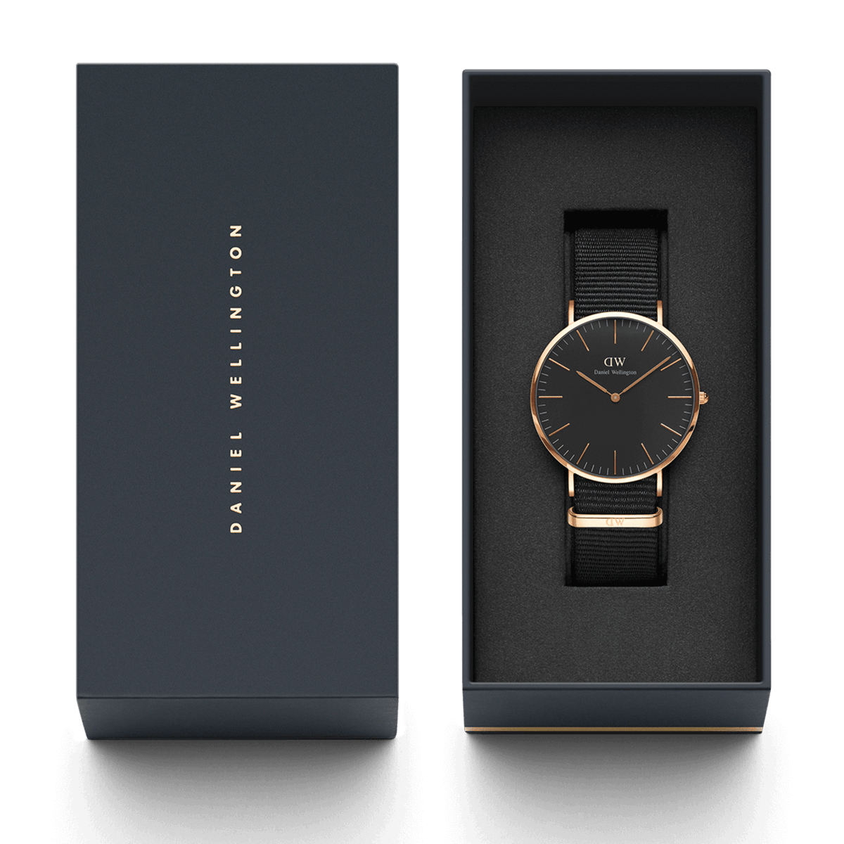 Classic Cornwall Black Rose Gold