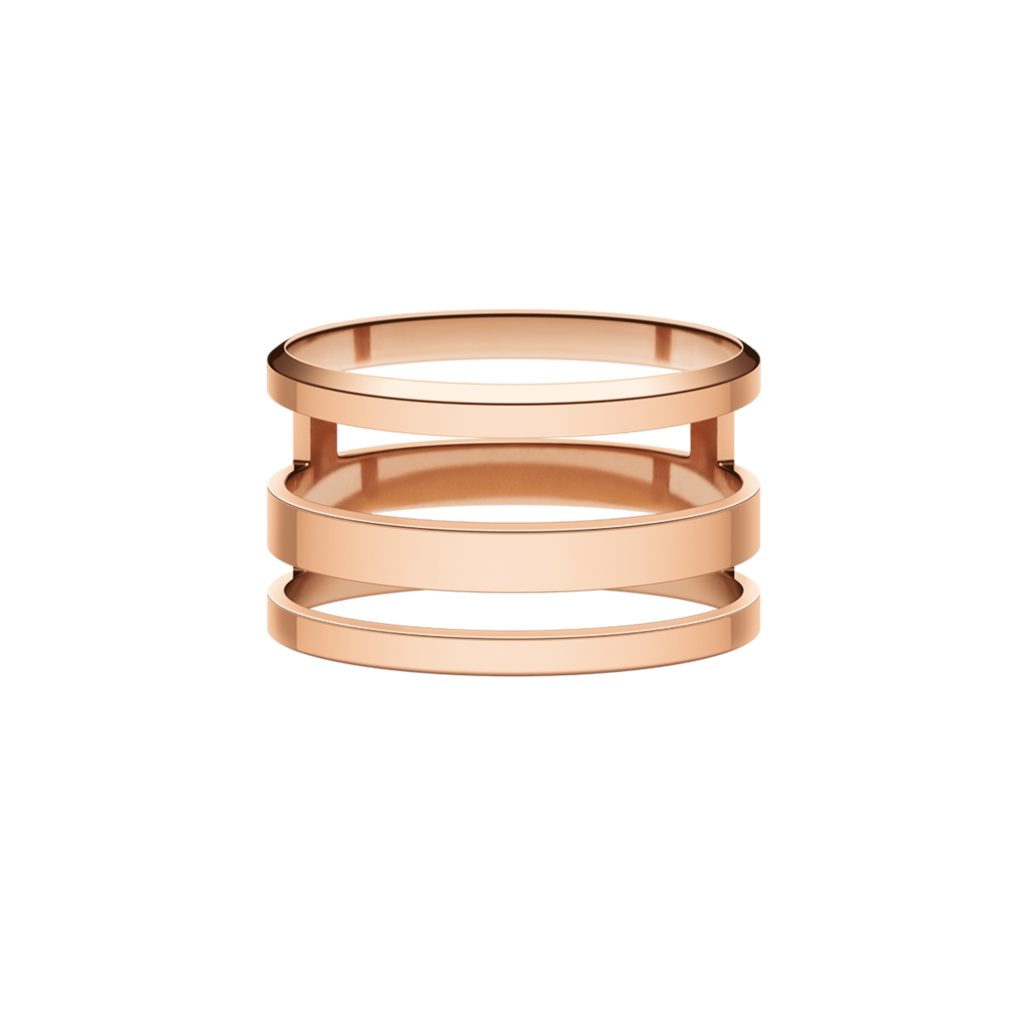 Jewellery Elan Triad Ring in rose gold Size 58 DW