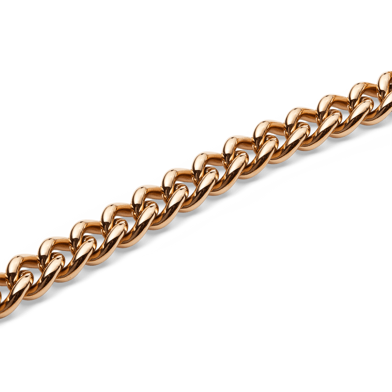 Chunky Chain Necklace Rose Gold