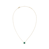 Audrey Necklace Malachite Gold