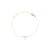 Crystal Zodiac Chain Bracelet Gold