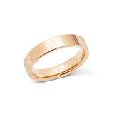 Line Ring Polished Rose Gold 4.5mm