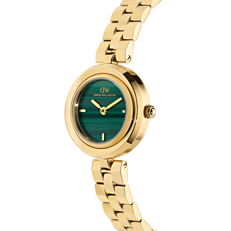 Aurea 3-Link Malachite Gold
