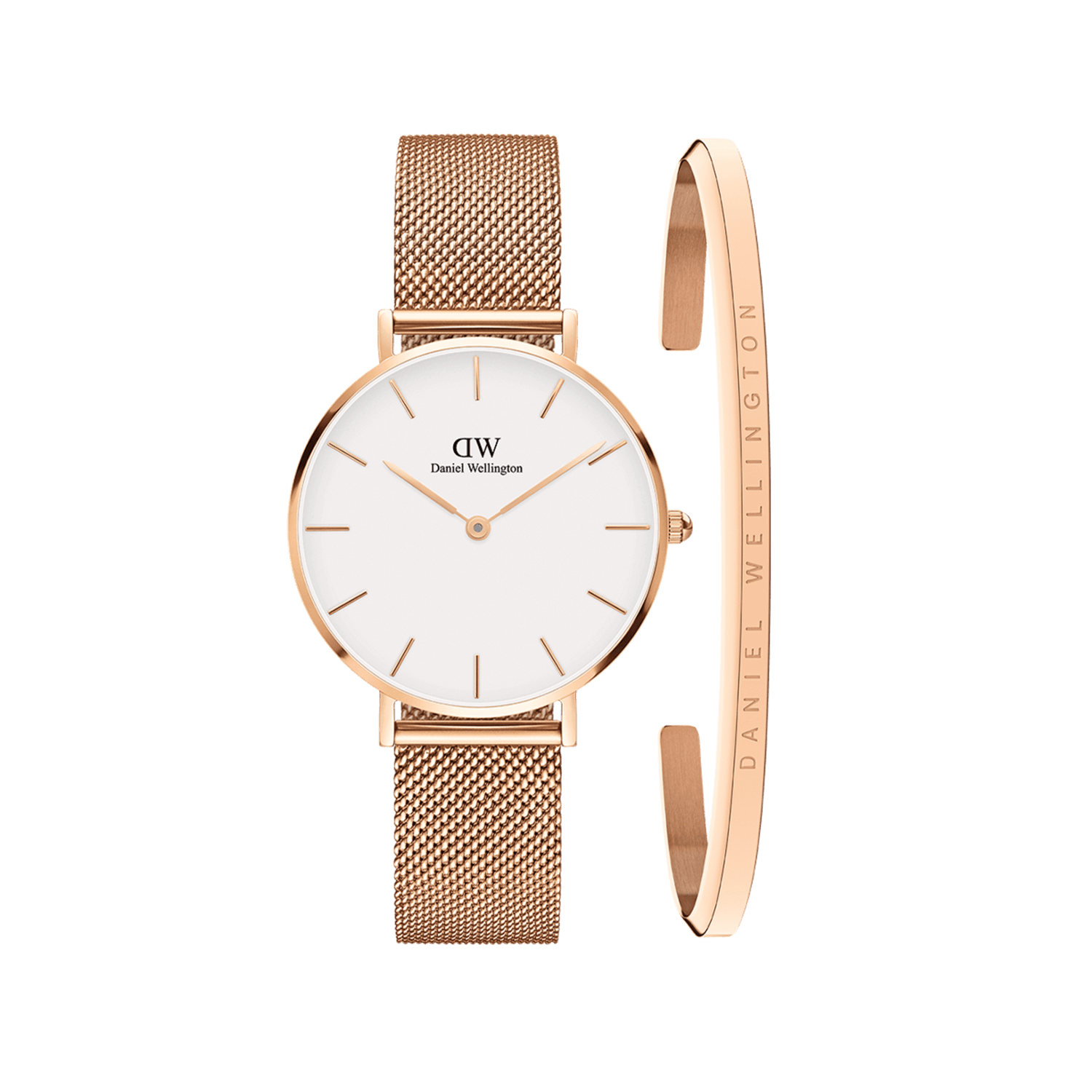 Petite Melrose & Bracelet Rose Gold Set