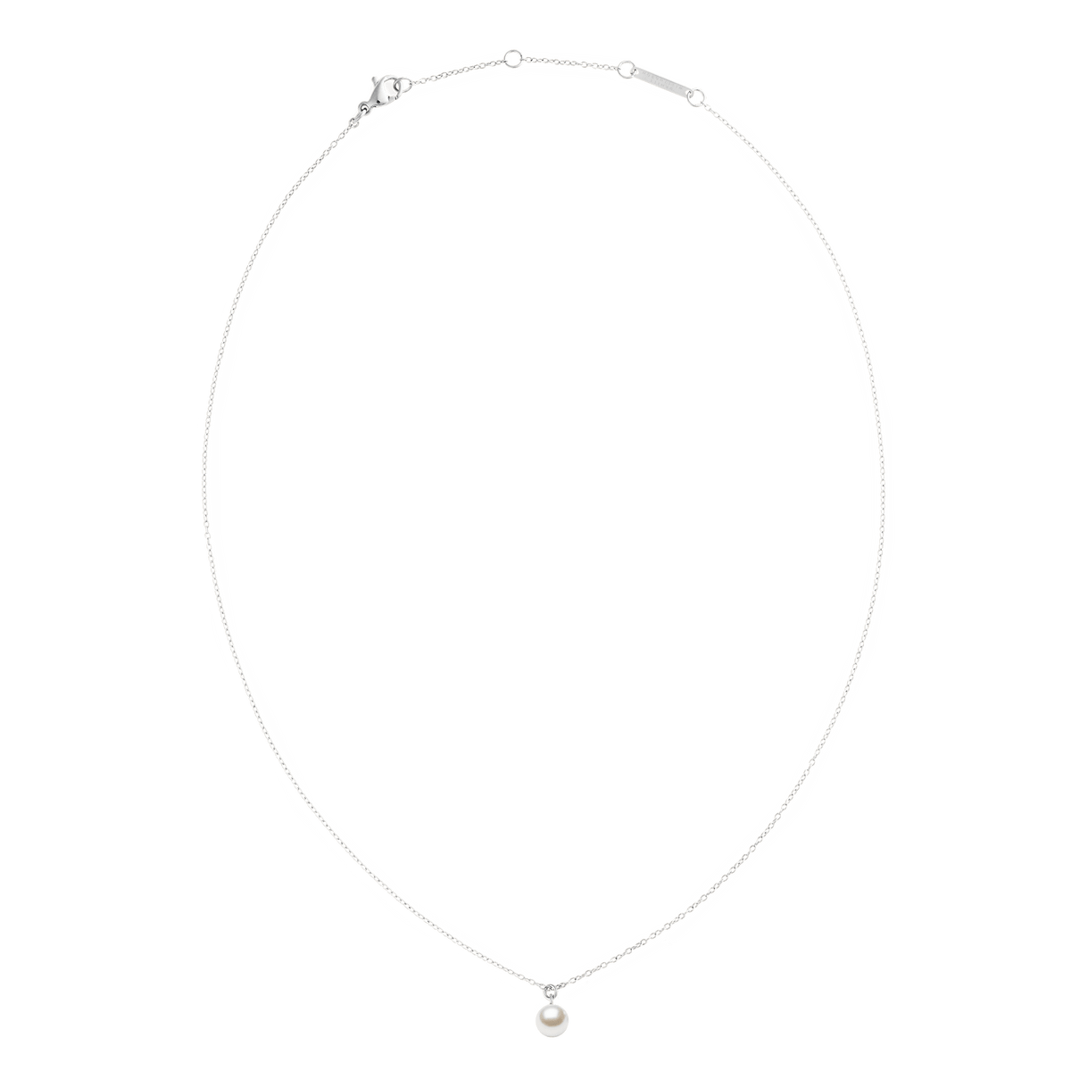 Pearl Necklace Silver