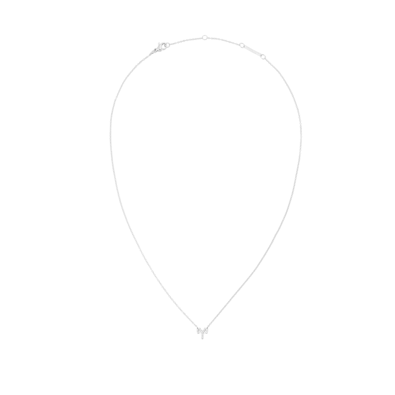 Crystal Zodiac Chain Necklace Silver