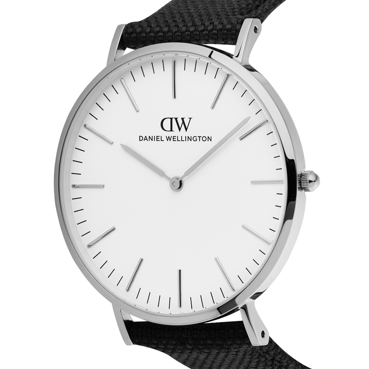 Classic Black Canvas Silver