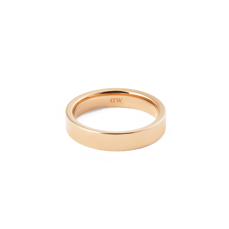 Line Ring Polished Rose Gold 4.5mm
