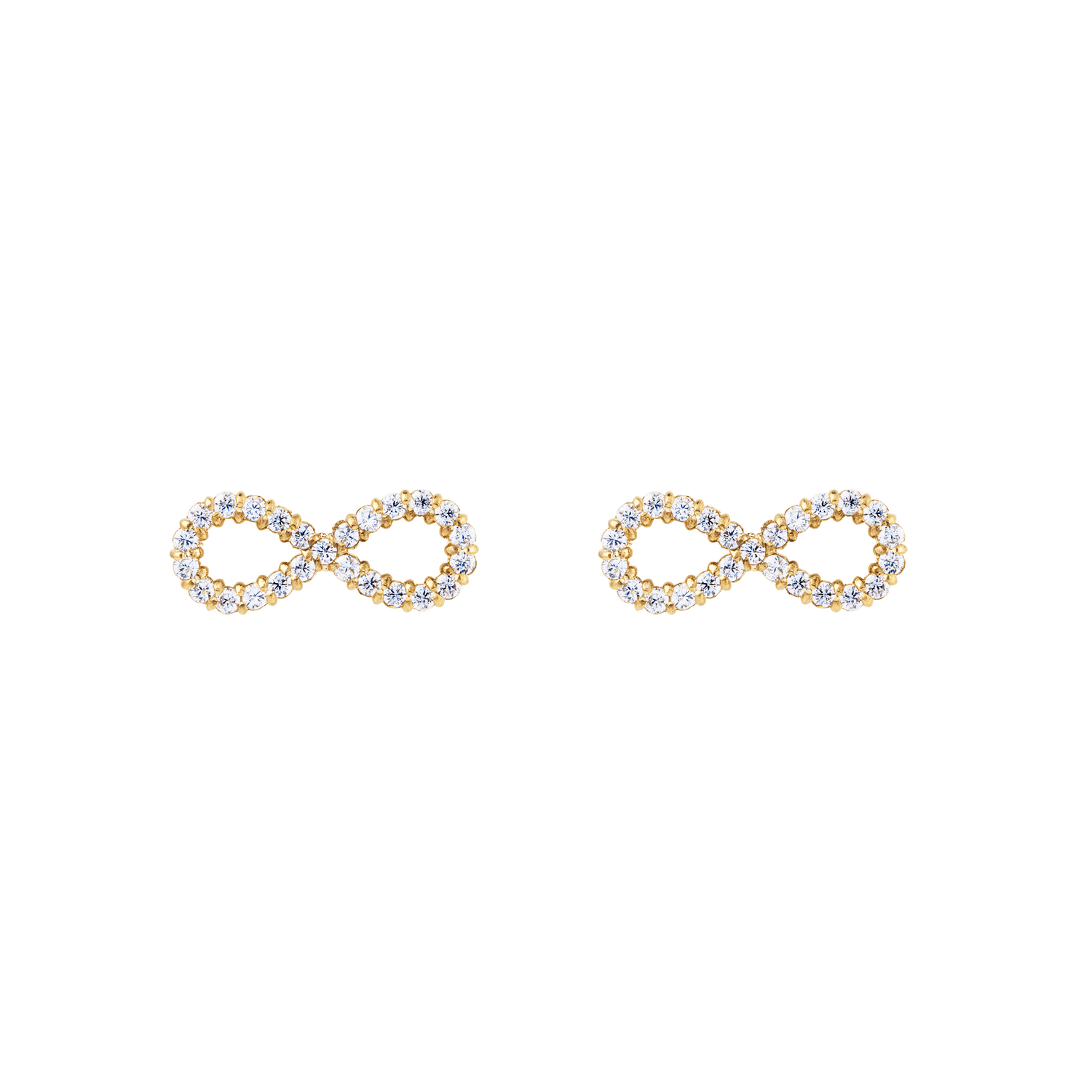 Mirelle Infinity Earrings Gold
