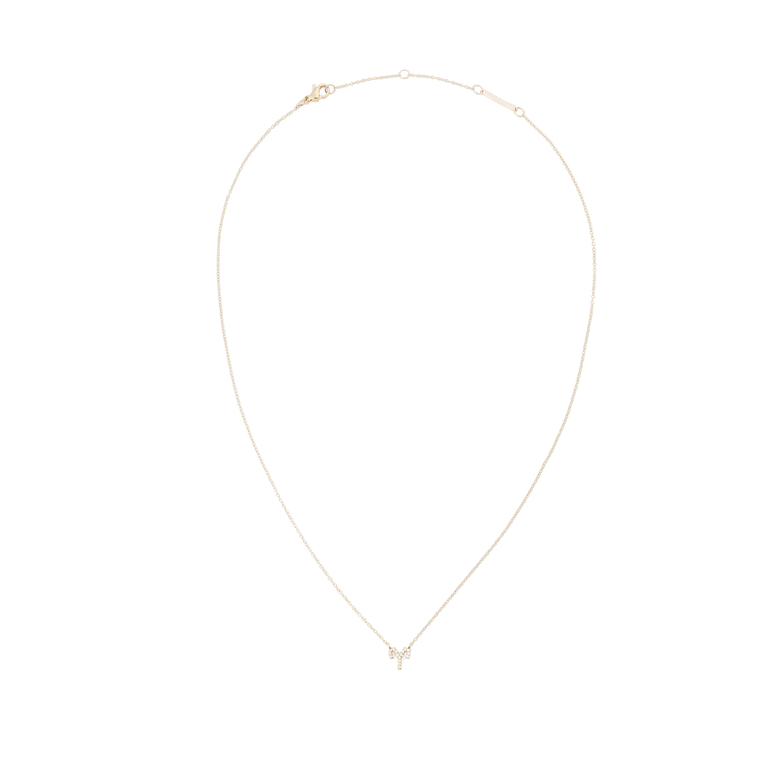 Crystal Zodiac Chain Necklace Gold