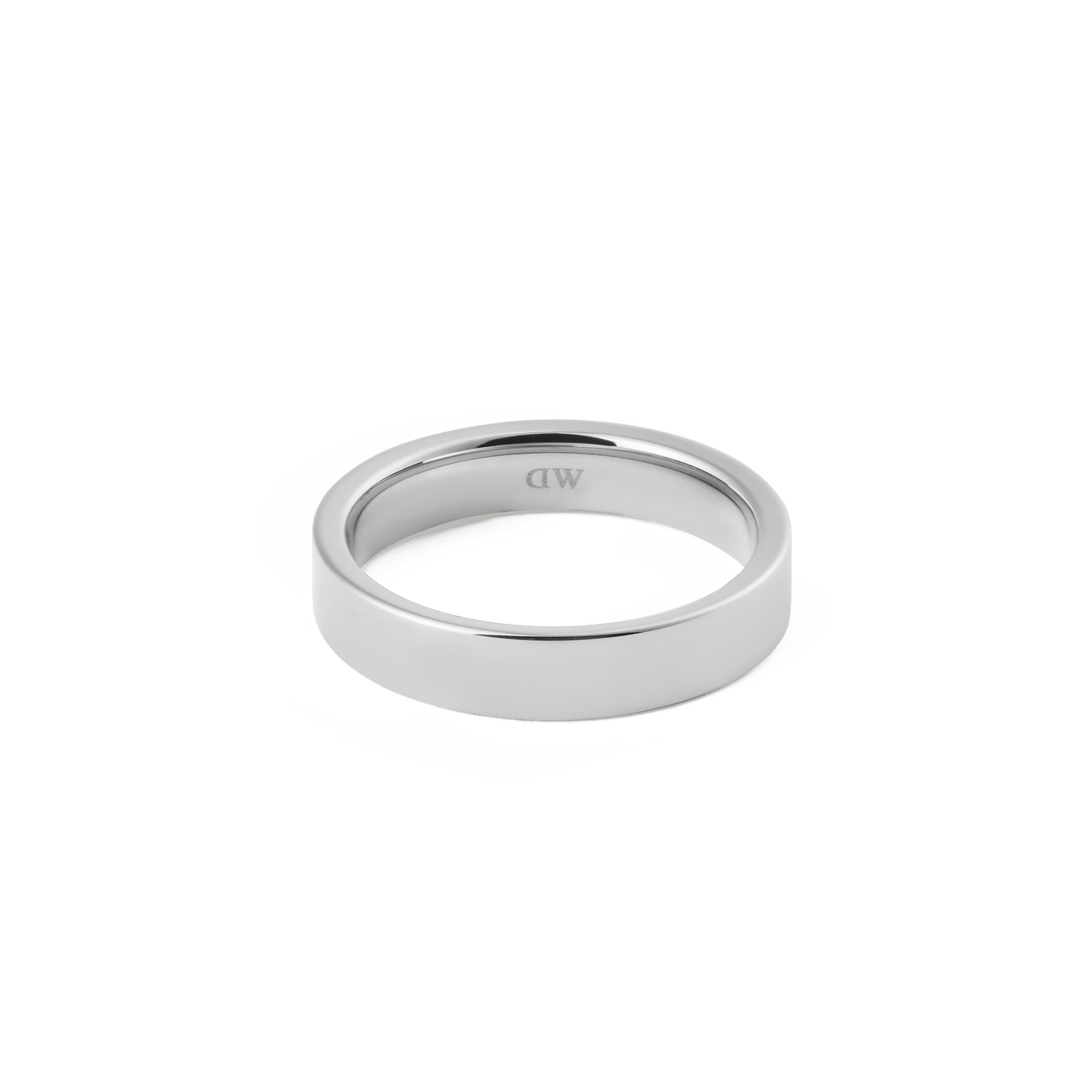 Line Ring Polished Silver 4.5mm