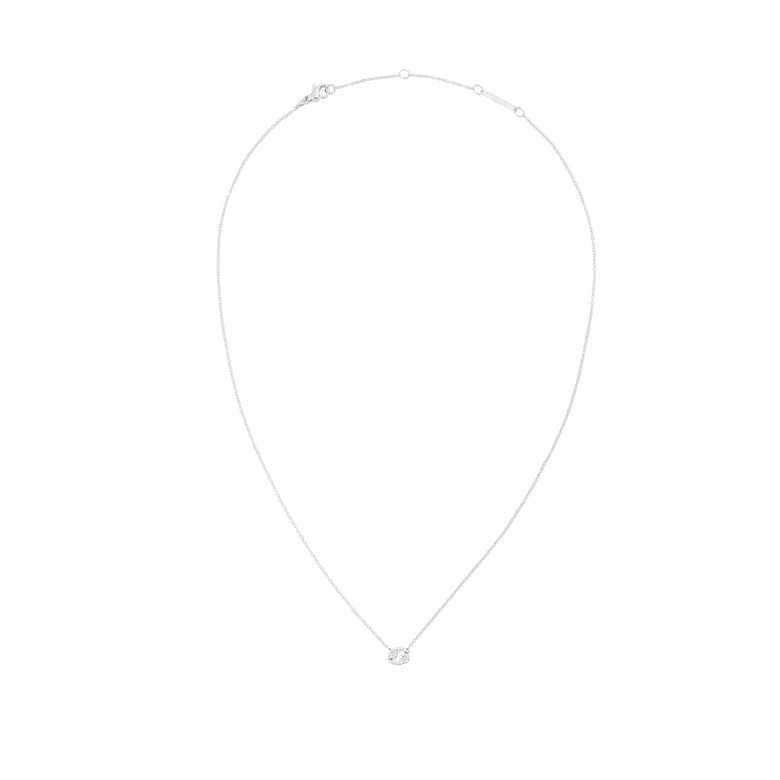 Crystal Zodiac Chain Necklace Silver
