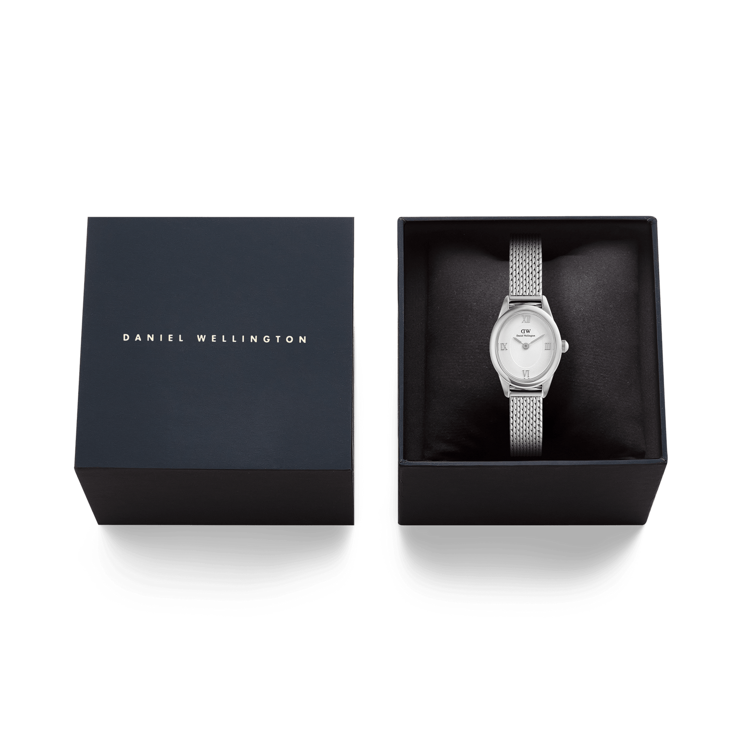 Ophelia Mini Mesh White Silver