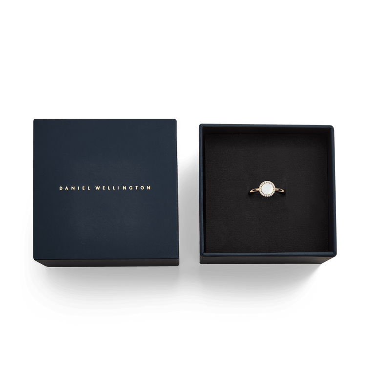 Audrey Ring  Mother of Pearl Rose Gold