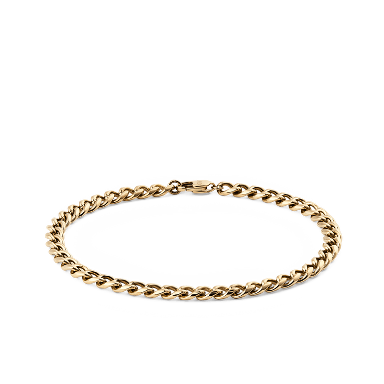 Ellipse 4mm Bracelet Gold