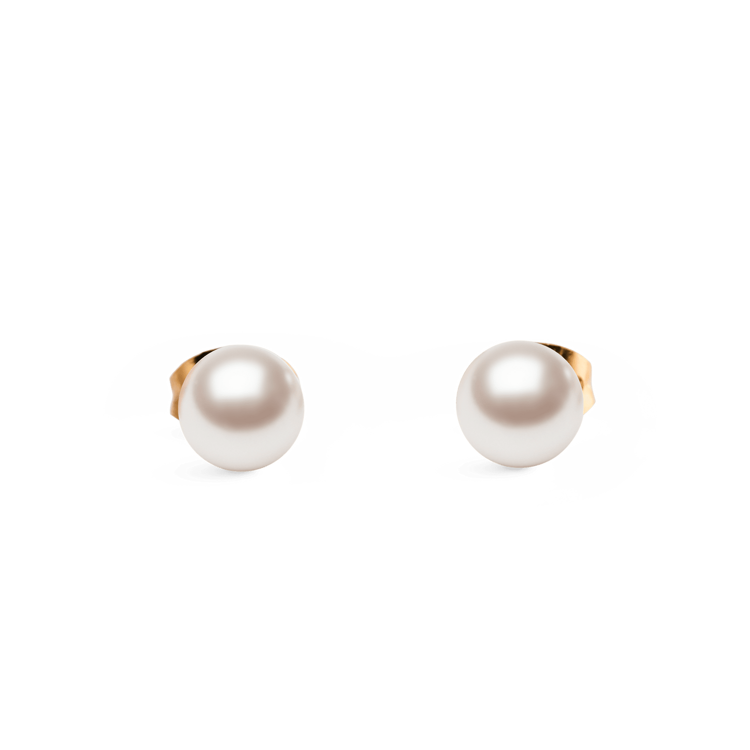 Pearl Stud Earring Rose Gold