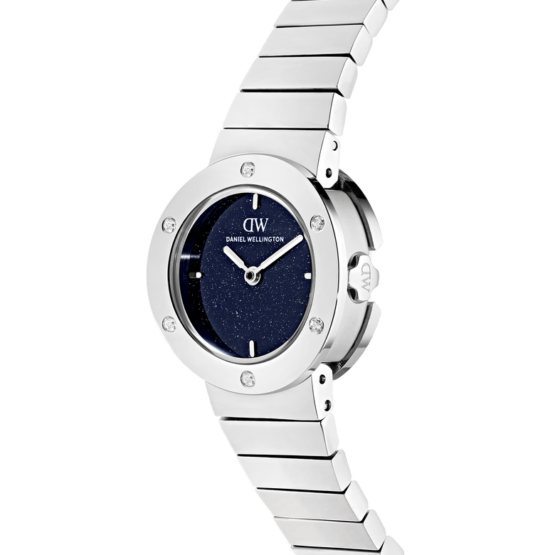 Stella Piano-Link Crystal Blue-Sandstone Silver