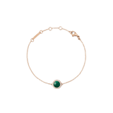 Audrey Bracelet Malachite Rose Gold