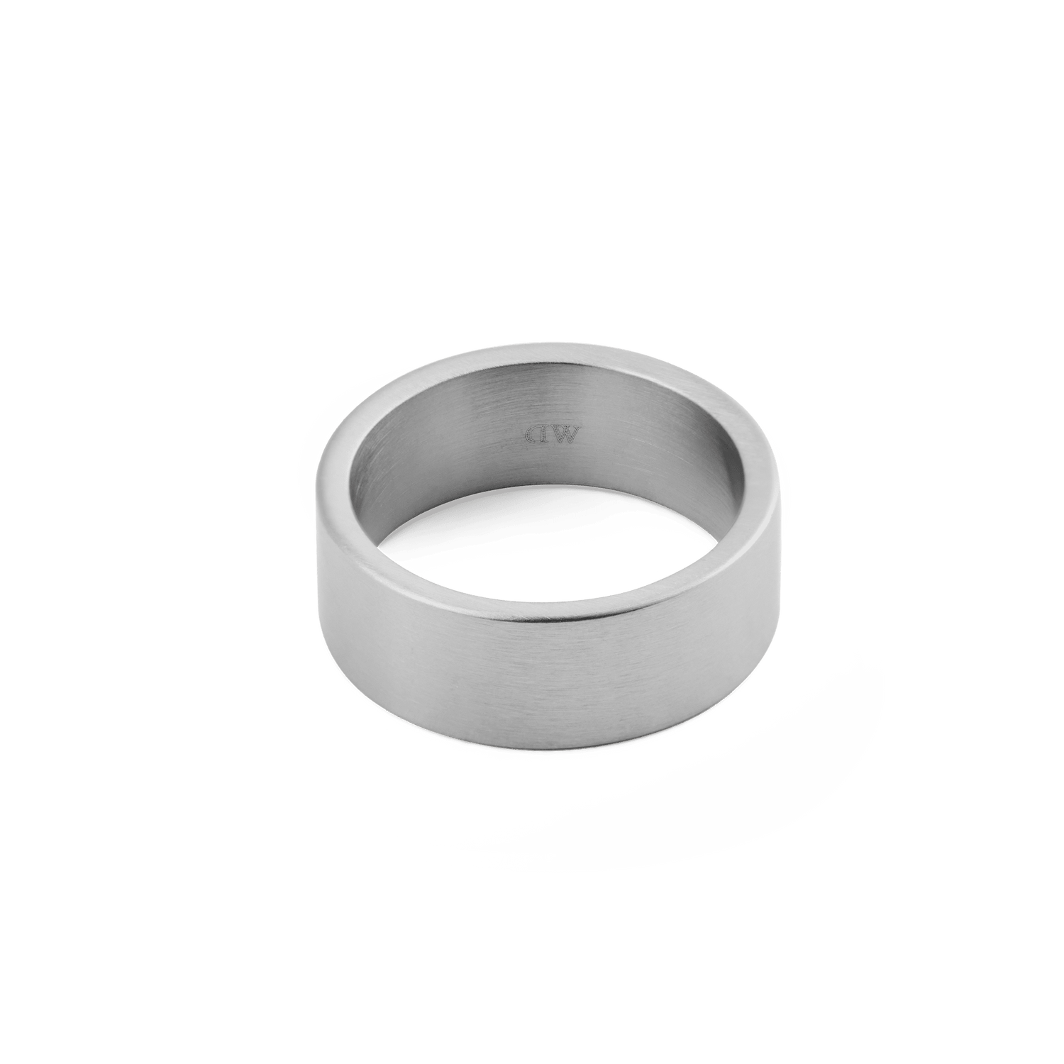 Line Ring Brushed Silver 8mm