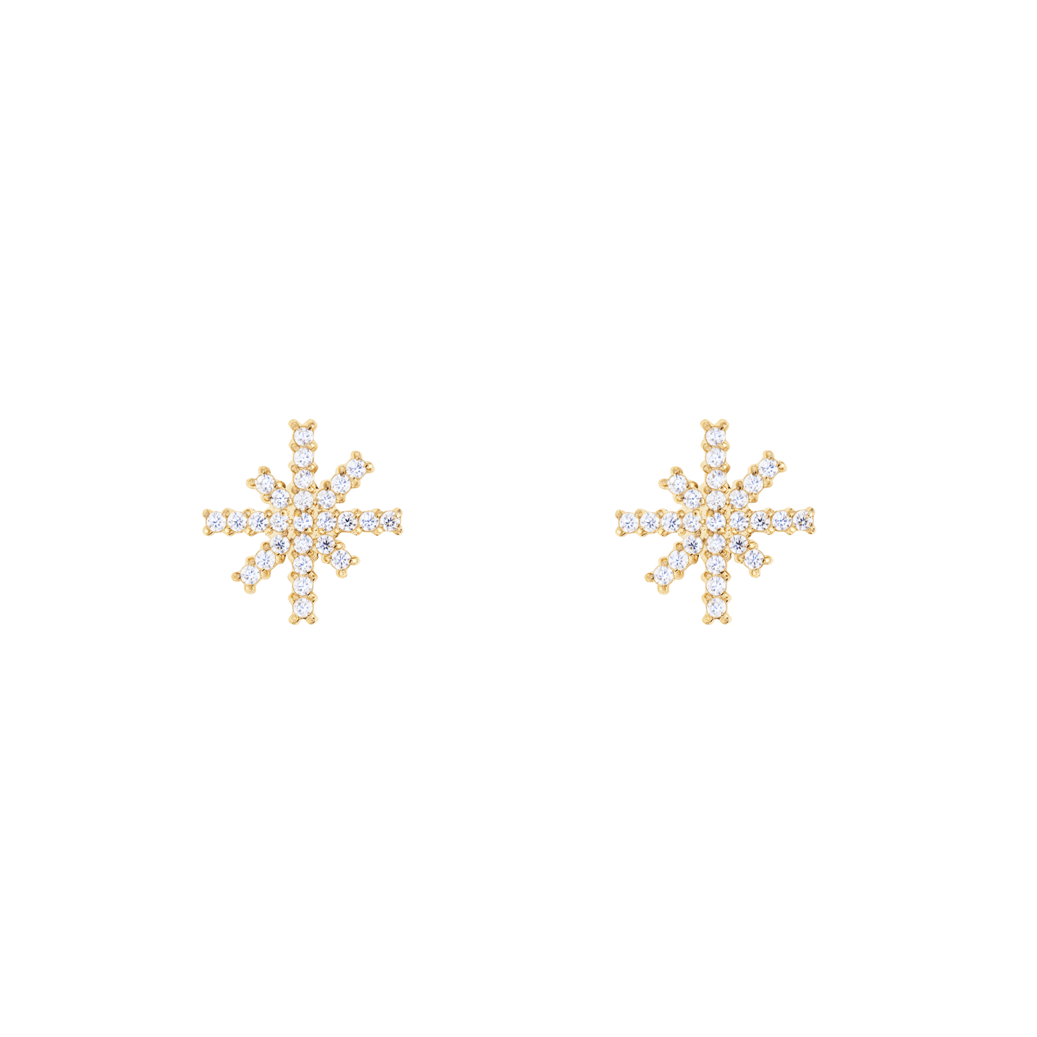 Mirelle Star Earrings Gold