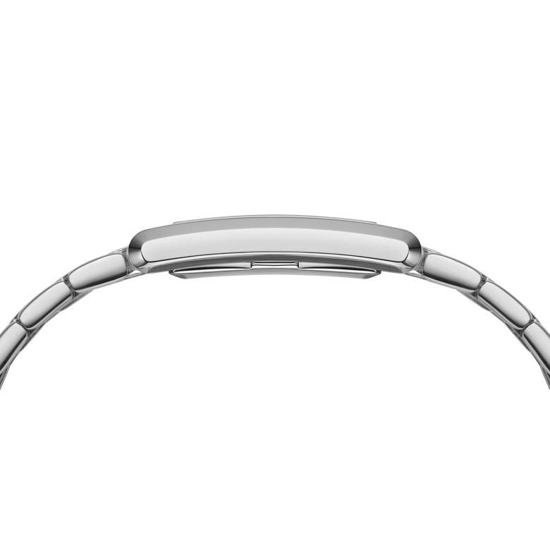 Quadro Roman Numerals 5-Link Silver