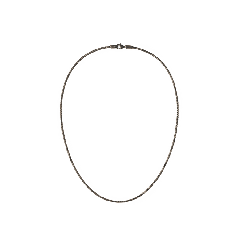 Tide Mesh Necklace Graphite 1.8