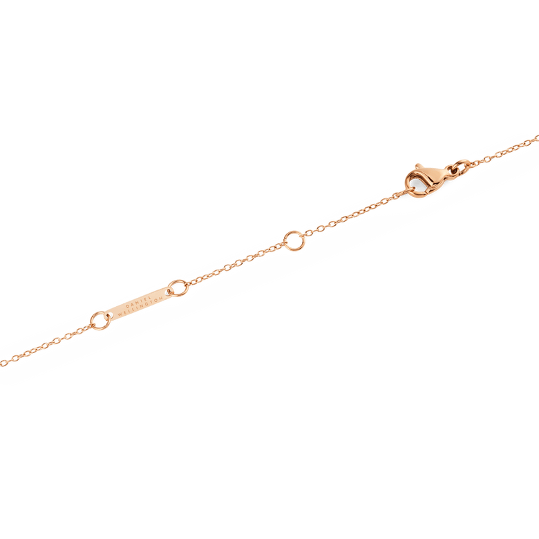 Mirelle Solitaire Necklace Rose Gold