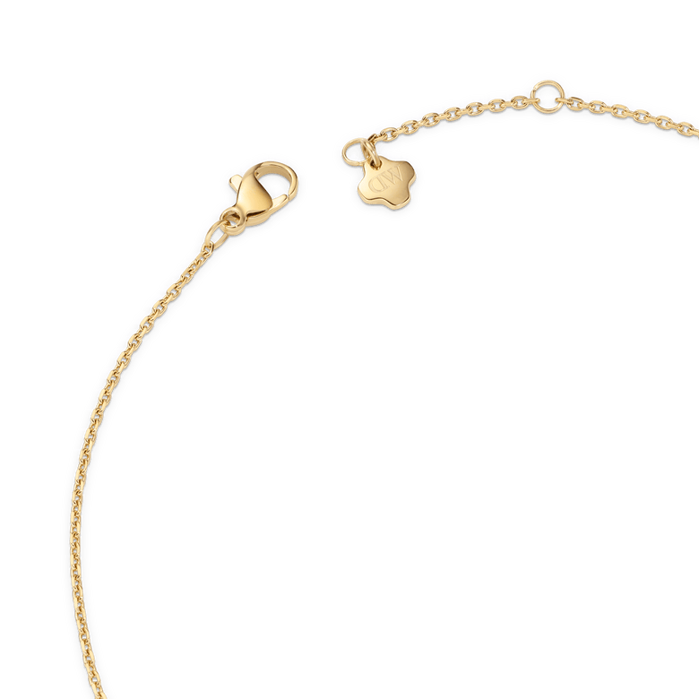 North Star Necklace 1 Medium White Enamel Gold