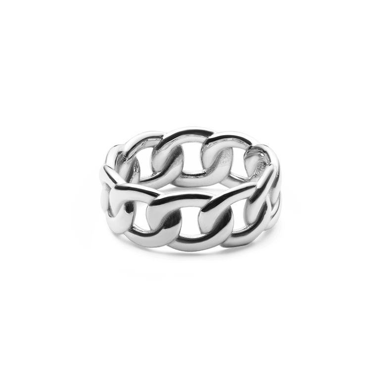 Chunky Chain Ring Silver