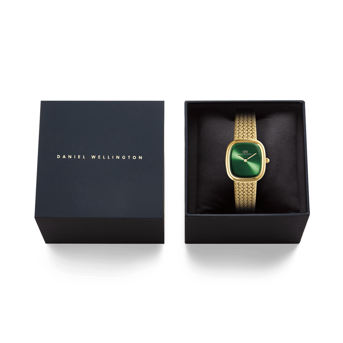 Margot Braided Mesh Emerald Gold