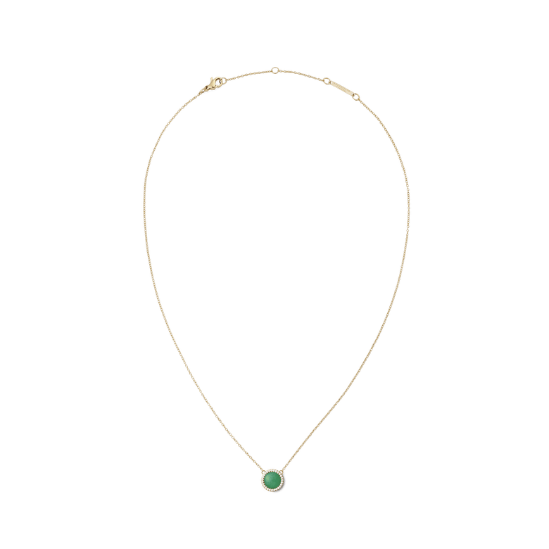 Audrey Necklace Jade Gold