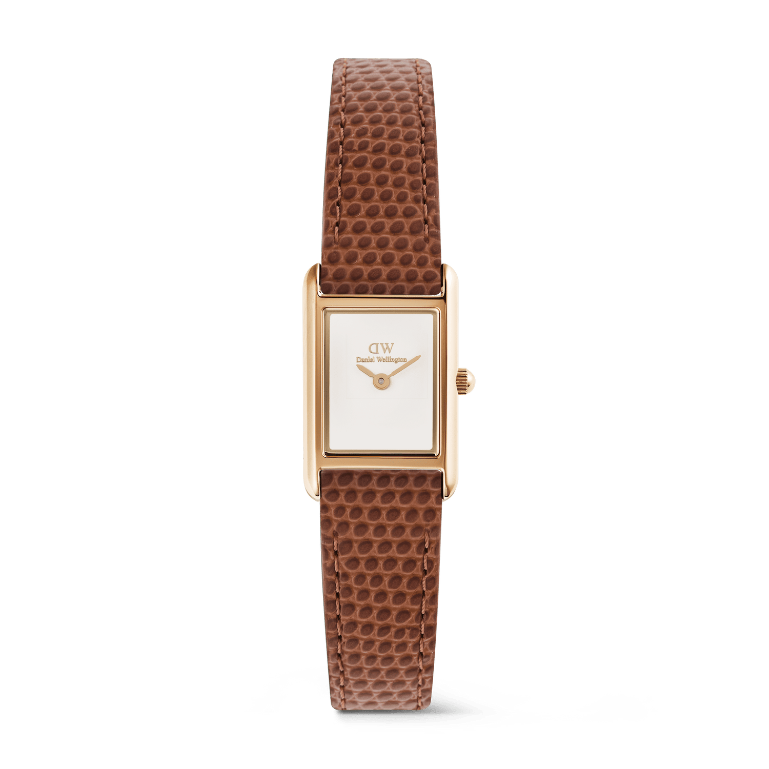 Bound Mini Light Brown Lizard Rose Gold