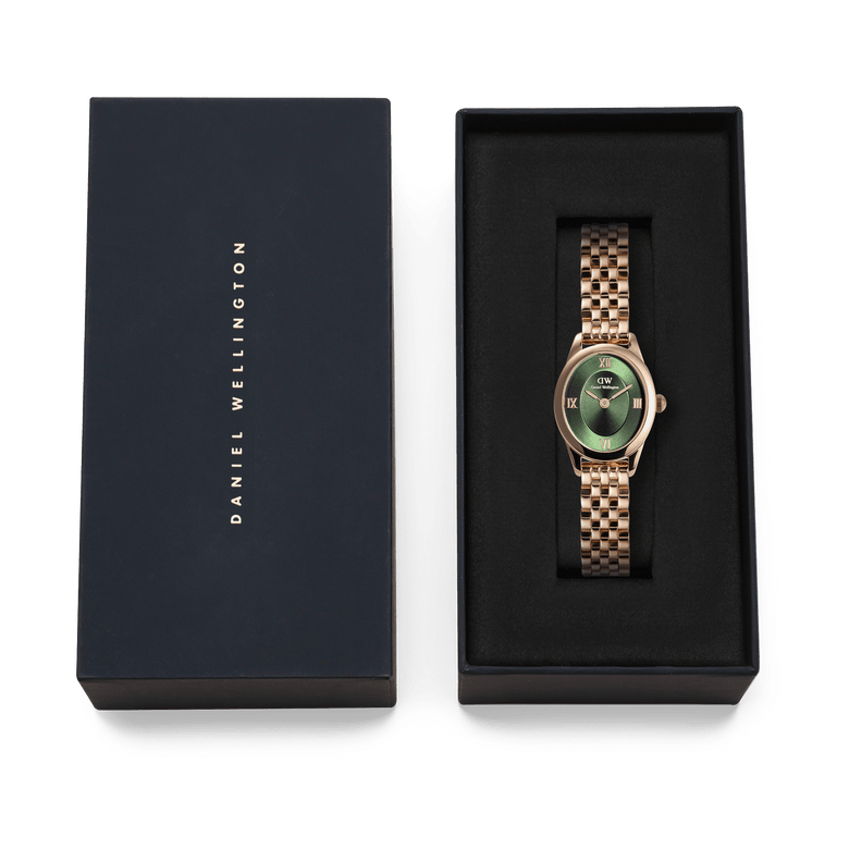 Ophelia Mini Emerald Rose Gold