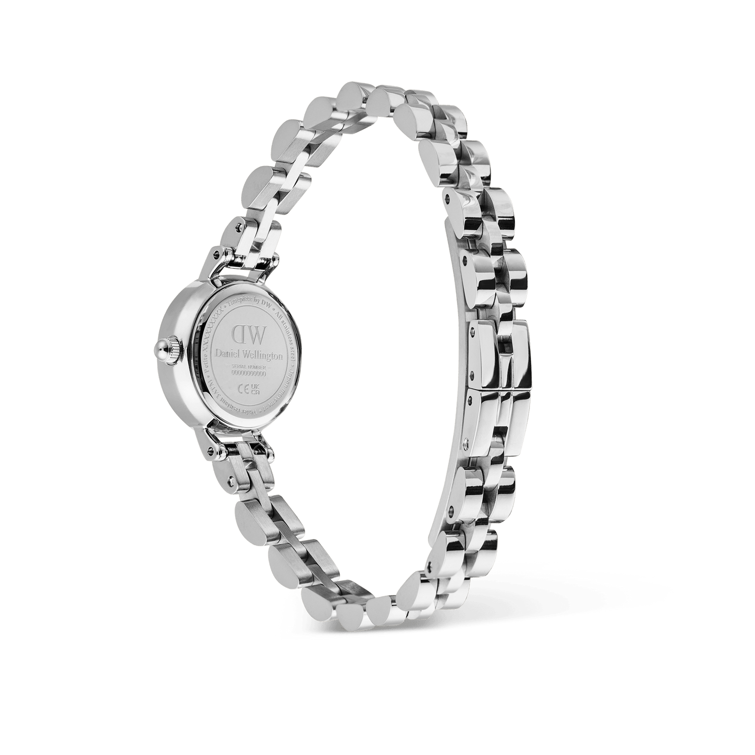 Petite Mini Arch 3-link White Silver