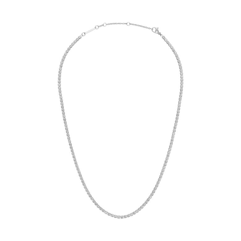 Classic Tennis Necklace Silver