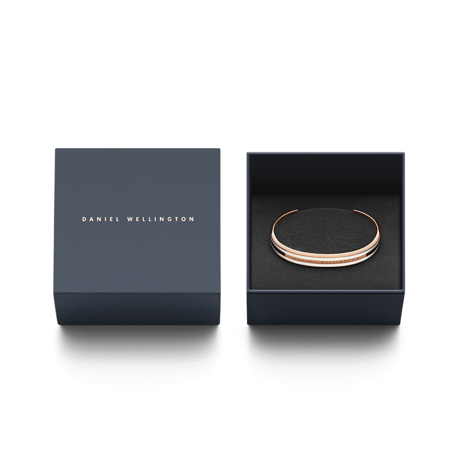 Jewellery Emalie slim bracelet in rose gold Size M DW